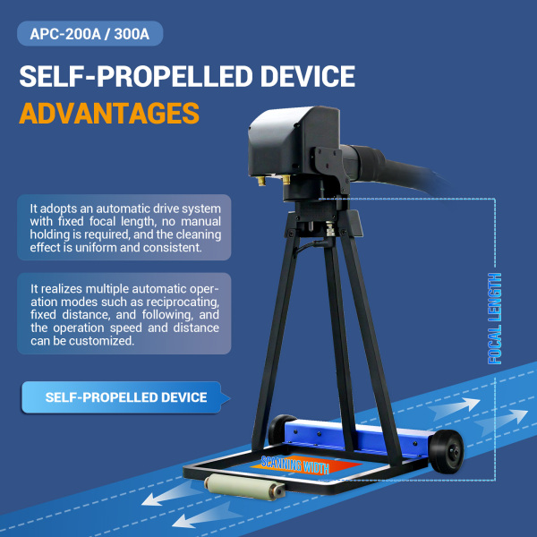 Limpiador láser SFX APC de 300 W refrigerado por aire pulsado, máquina profesional para limpieza de madera, metal, óxido, pintura y moho.